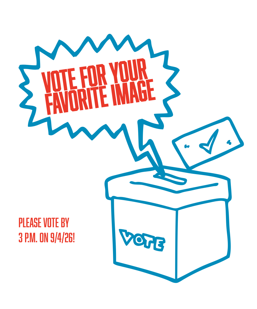 image of a ballot box asking people to vote for their favorite image by 3 p.m on September 4