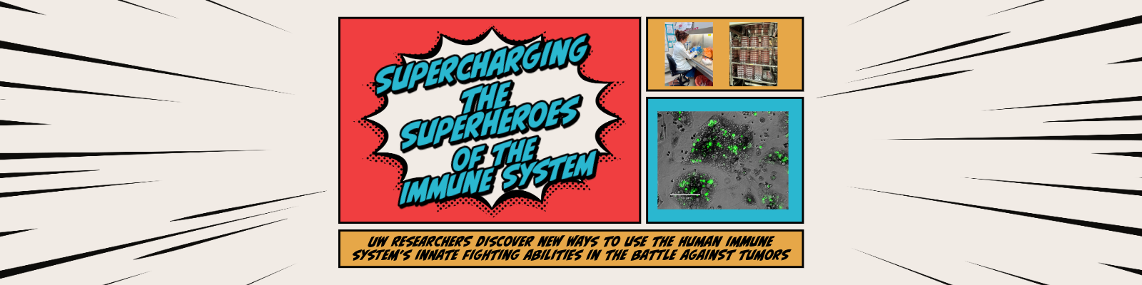 superhero comic graphic with title